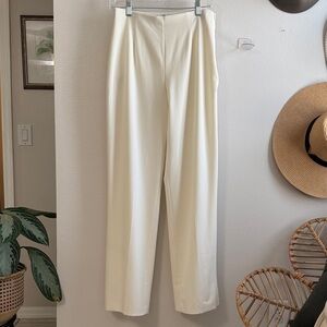 Coldwater Creek Elegant Cream Trousers Size 6